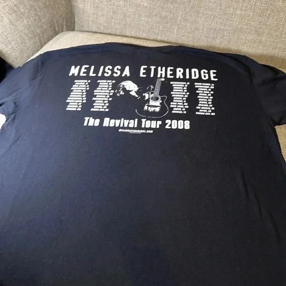 2008 Melissa Etheridge Revival Tour concert t-shirt black short sleeve XL anvil - Picture 5 of 5